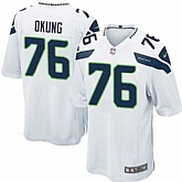 Nike Men & Women & Youth Seahawks #76 Okung White Team Color Game Jersey,baseball caps,new era cap wholesale,wholesale hats